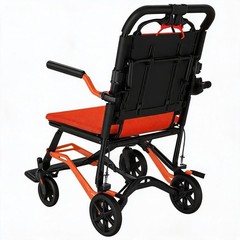 Portable Lightweight Folding Transport Wheelchair Narrow 16.2″ Seat for Seniors