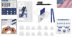 Hearing Amplifier Cleaning Tools, with Audien Hearing Aid Kit Includes 6 Size…