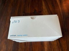 Unitron uTV3 Wireless TV Transmitter Connect Hearing Aids & Charging Dock Base