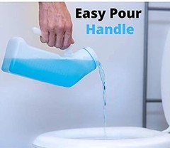 32 oz Spill Proof Urinals with Volume Marking & Glow in Dark – PerfectMed Pack