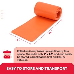 Ever Ready First Aid Universal Aluminum Splint, 3 Count (Pack of 1), Orange