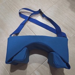 Head/Neck Stabilizer Adjustable Pillow for Sleeping Upright Cradle Blue