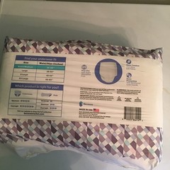 Because Premium Overnight Plus Bladder Control Underwear 20-Count White S/M
