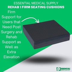 Essential Medical Supply Rehab 1 Foam Cushion with Higher Density for Additional