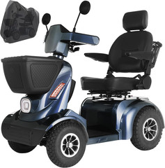 16-32 Miles Long Range Heavy Duty Mobility Scooter for Seniors/Adults, 500W/1000