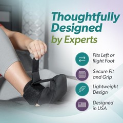 BraceAbility Plantar Fasciitis Large (Men’s 12-15.5 / Women’s 13), Black