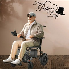Used Foldable Intelligent Electric 500W Power Mobility Wheelchairs All Terrain