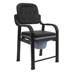 250kg/551lbs Heavy Duty Bedside Commode Seniors Adults Elderly Toilet Chair