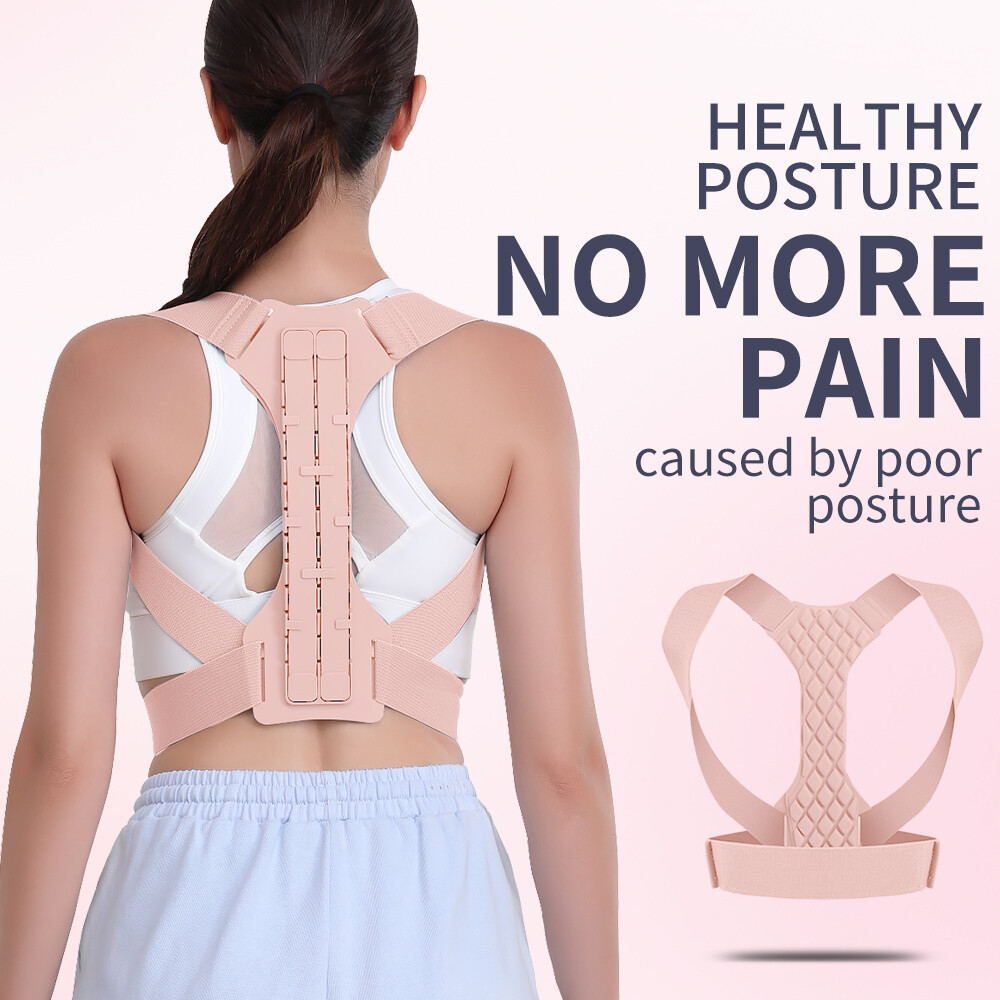 Shoulder Lumbar Lower Back Posture Support Brace Corrector Adjustable Unisex