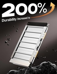 FACHNUO 2FT Folding Wheelchair Ramp – 800lbs Capacity, Non-Skid Aluminum Safety