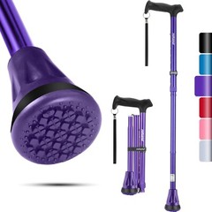 Adjustable Foldable Walking Cane for Seniors – Lightweight Heavy Duty Canes