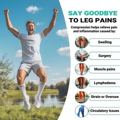 OEKO-TEX Certified Plus Size Compression Sleeves 2XL-6XL – Stylish & Effective