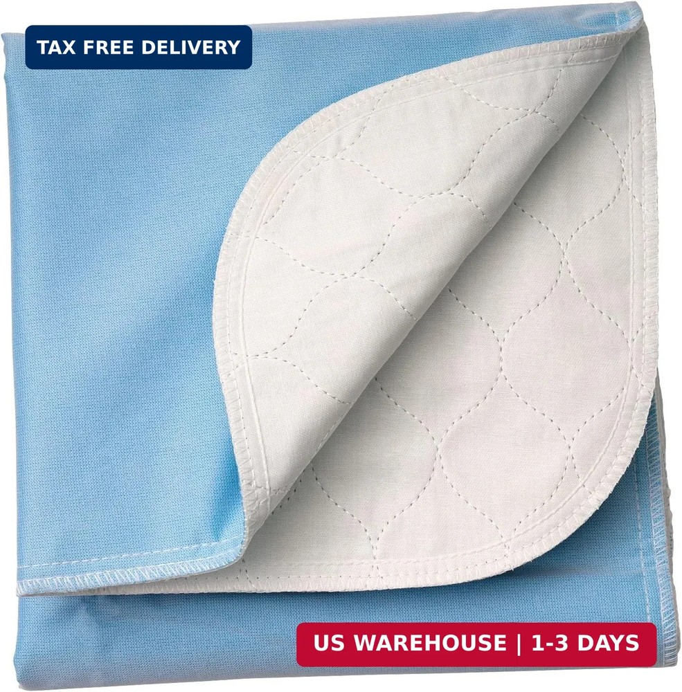 Washable Incontinence Bed Pads (72″ x 36″) for Adults, Kids, Dogs Waterproof and