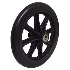 NEW 8″ x 1″ Heavy Duty Front Wheelchair Wheel (Each), 7/16″ (11 mm) Bearing