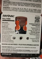 62 Rayovac Extra Advanced Size 13 Hearing Aid Batteries 1.45V 2026 + 8 Tru 2024