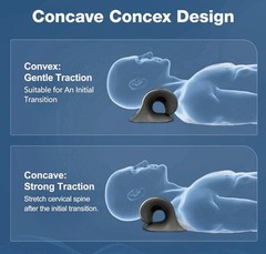 Neck Cloud Cervical Neck Stretcher Pillow Traction Device Pain Relief Massage
