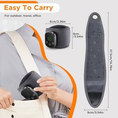 Electric Wrist Massager 5 Levels Heating 3 Modes Vibration Infrared Pain Relief