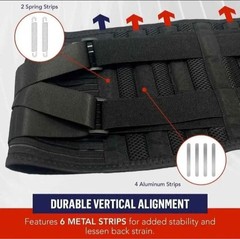 Dr Arthritis Back Brace Hernia Support Belt Lower Lumbar Men & Women Size MEDIUM