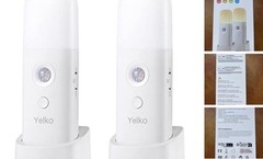 Motion Sensor Night Light, 2000mAh Rechargeable Night Two Pack Cool White