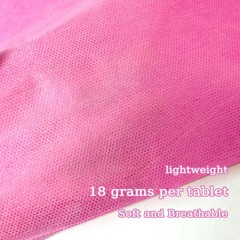 100Pcs Disposable Massage Table Sheets 31″ x 71″ Non-Woven Fabric Pink