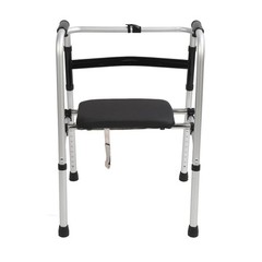 Folding Walker Attachable Seat Walker Accessories for Handicapped Seniors v1