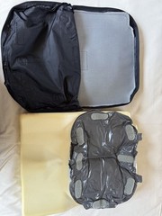 13″ JAY Easy Wheelchair Seat Cushion Black Removable Cover Foam Plastic