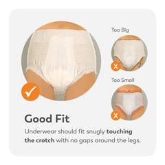 Tranquility Disposable Underwear Medium 18 Ct