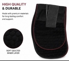Women Postpartum Belly Binder Compression Wrap C-Section Support Belt Black/Red