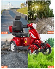 800W Four Wheels Travel Mobility Scooter 60V 20Ah Battery Motor for Adult Senior