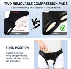 Hernia Support Belt Inguinal Groin Hernia Pain Relief Truss Brace for Men/Women