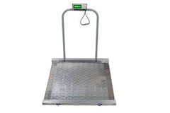 LWC-800 Wheel chair Scale with Ramps Handrail Indicator 800 lb