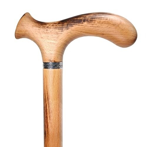 Wooden Walking Cane 37 Inch Height Adjustable Beechwood Support Mobility Aid …