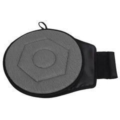 Round Car Cushion 360 Degrees Rotating Geometric Rhombic Shape Rotating Seats Cu
