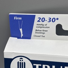Truform Medical Compression Stockings NIP Firm 20 – 30 mmHg BLACK Large