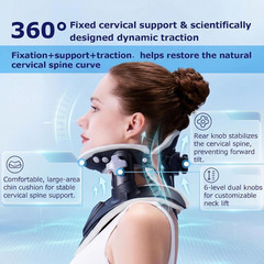 Neck Stretcher Cervical Traction,Neck Braces for Neck Pain and Support,Adjustabl