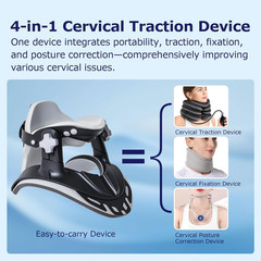 Neck Stretcher Cervical Traction,Neck Braces for Neck Pain and Support,Adjustabl