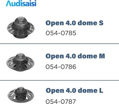 20pcs Phonak Open Hearing Aid Domes Medium Size (0.35 Inch=9mm) Ideal for Phonak
