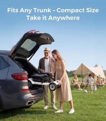 35LBS Folding Electric Mobility Scooter Wheelchair 270W Lightweight Travel 300lb