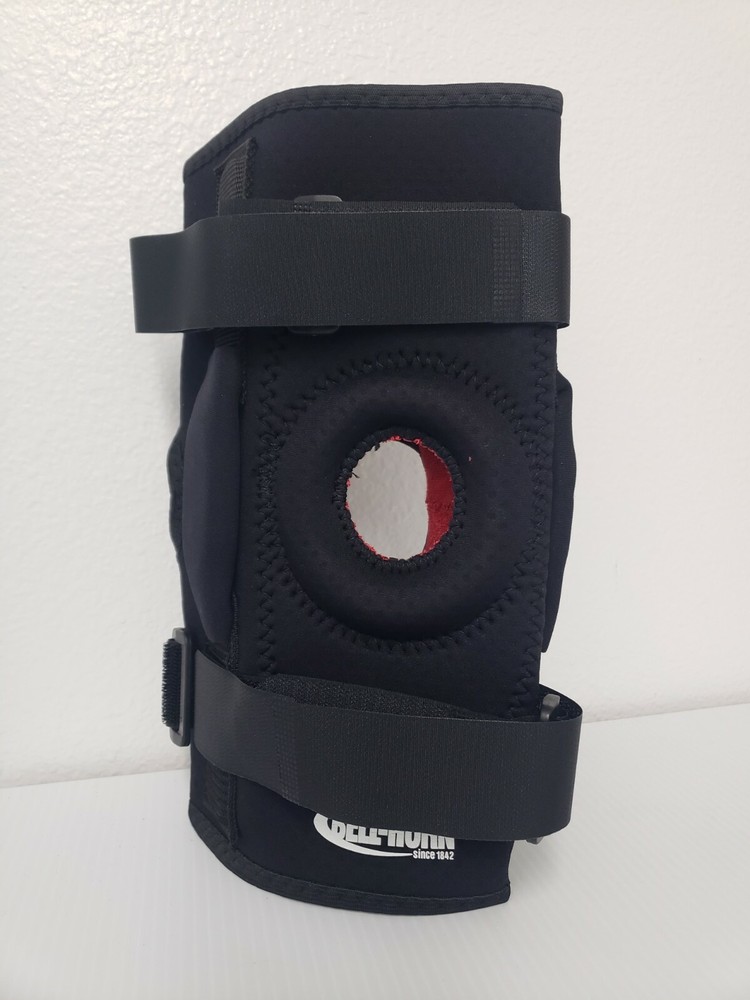 BELL HORN Bandage Open Patella Knee Support Neoprene-Blend Black Size S/M