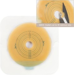 Comfortable Adhesive Skin Barrier Pack – 10 Non-Woven Barriers for Colostomy Use