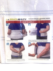 New Sealed 12″ Plus Size Bariatric Abdominal Binder For Men & Women 2XL 46-62″
