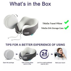 Povinmos Travel Pillow with New Cool Material,Neck for Standard, Pink