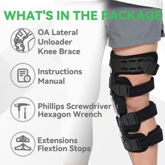 Medial OA Unloader Knee Brace – Bone on Bone Arthritis Relief,Men & Women