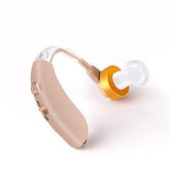 Hearing Amplifier, Single Ear LR44H Battery Powered BTE Device for Seniors