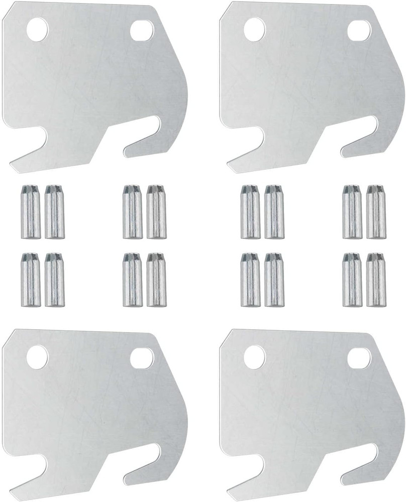 Bed Frame Hooks for Wooden Beds 4Pcs Replacement Universal Bed Rail Hook Plates