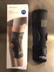 DonJoy Sports Hinged Drytex Knee Wrap Brace – Bilateral – Small – Open Box