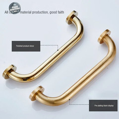 Gold Polished Brass Bathroom Bath Shower Safety Grab Bar Toilet Hand Rail Holder