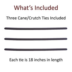 Cane Holder for Walker & Rollator – Cane Accessories for Mobility Scooter – 3 Pa