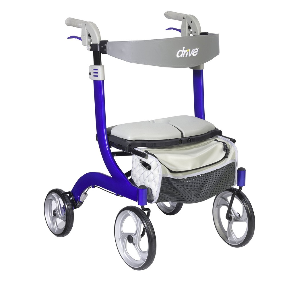 Rollator Drive Medical Nitro Blue 10 Inch