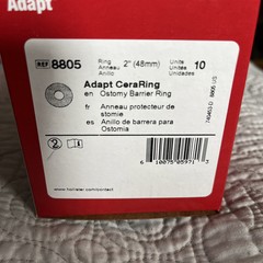 10 Count Hollister 8805 Adapt CeraRing Barrier Rings 2″ (48mm) Exp. 2029 NEW